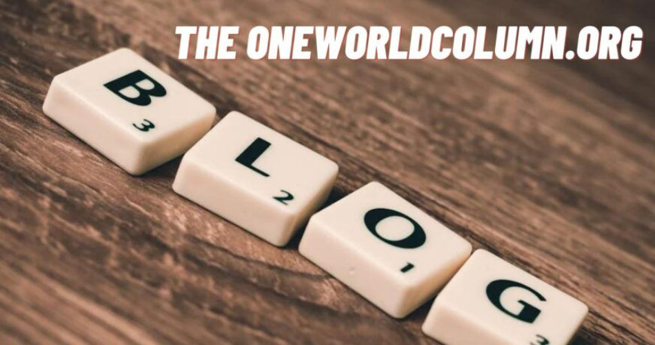 the oneworldcolumn.org #blog