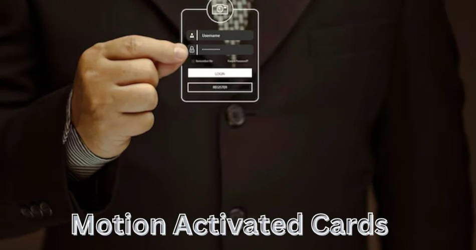 motion activated cards for facilitation